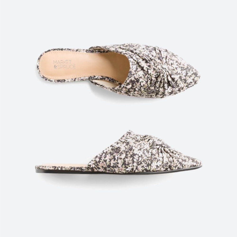 Warner Mule Floral Mule Flat